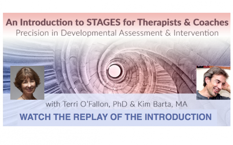 STAGES free intro replay Terri and Kim