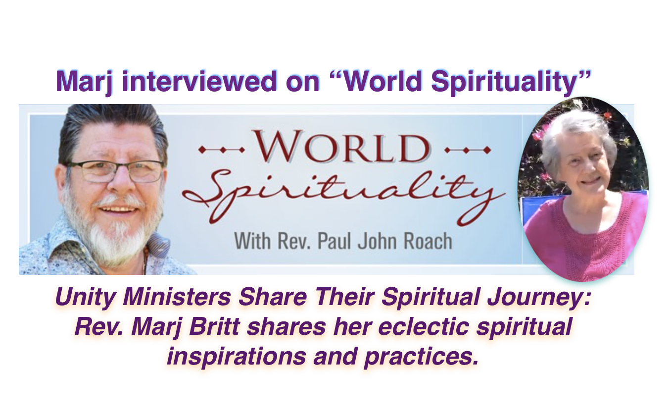 Read more about the article Listen to Marj’s interview on World Spirituality ~ Unity.FM