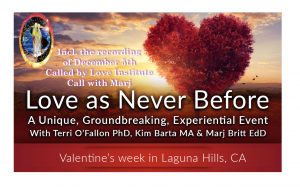 Read more about the article Love As Never Before: Recording of December 5th Call and Valentine’s Week February Event