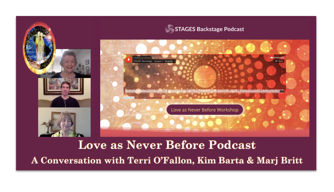 Read more about the article Love as Never Before PodCast with Marj, Terri & Kim + Early Bird and Scholarships Updates