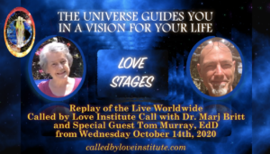 Read more about the article October Called By Love Institute Call with Dr. Marj Britt & Special Guest Tom Murray, EdD  (REPLAY)